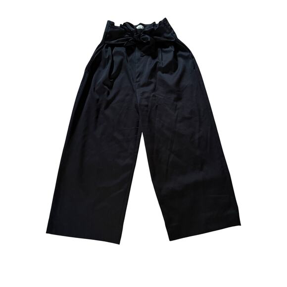 Abercrombie & Fitch Pants - Abercrombie & Fitch Wide Leg Pants Women's Medium Tie Waist Crop